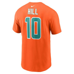 NFL Miami Dolphins Tyreek Hill Player Name & Number T-Shirt