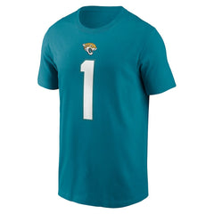 NFL Jacksonville Jaguars Travis Etienne Player Name & Number T-Shirt