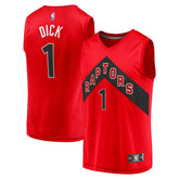 Gradey Dick Toronto Raptors Youth Fast Break Player Jersey - Icon Edition - Red | Fanatics discount