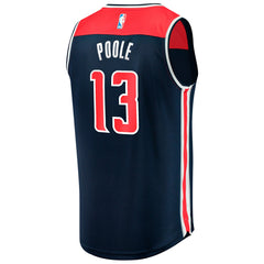 Jordan Poole Washington Wizards Fast Break Player Jersey - Statement Edition - Navy | Fanatics online