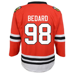 Connor Bedard Chicago Blackhawks Youth Home Replica Player Jersey