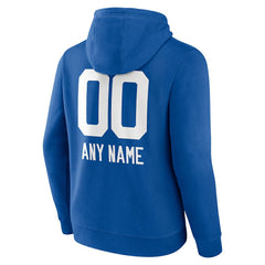 NFL Indianapolis Colts Personalized Name & Number Team Wordmark Pullover Hoodie