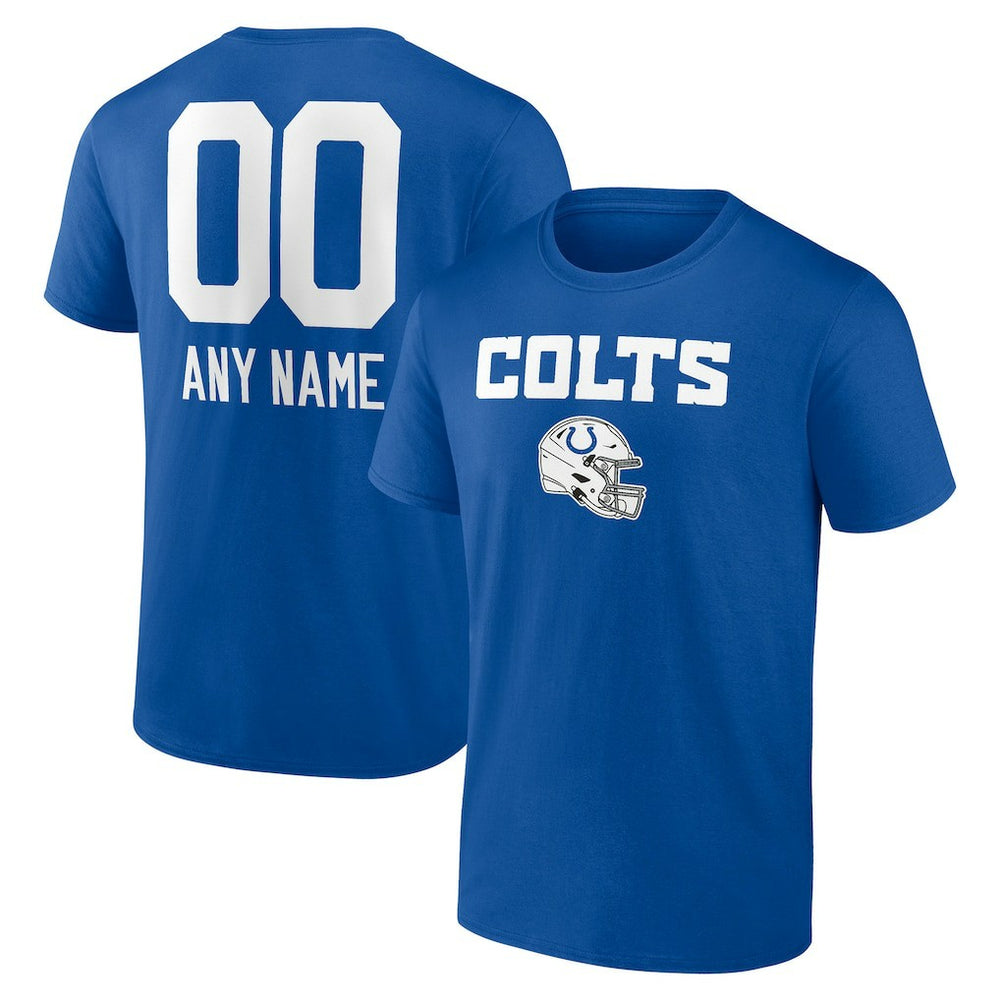 NFL Indianapolis Colts Personalized Name & Number Team Wordmark T-Shirt