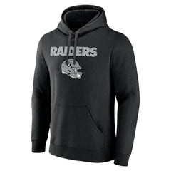 NFL Las Vegas Raiders Personalized Name & Number Team Wordmark Pullover Hoodie