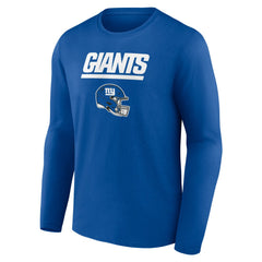 NFL New York Giants Personalized Name & Number Team Wordmark Long Sleeve T-Shirt
