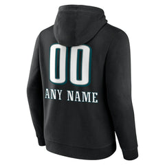NFL Philadelphia Eagles Personalized Name & Number Team Wordmark Pullover Hoodie