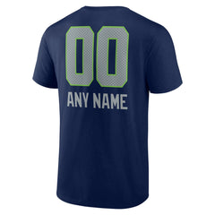 NFL Seattle Seahawks Personalized Name & Number Team Wordmark T-Shirt