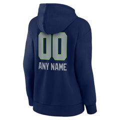 NFL Seattle Seahawks Women's Personalized Name & Number Team Wordmark Pullover Hoodie