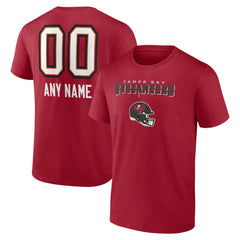 NFL Tampa Bay Buccaneers Personalized Name & Number Team Wordmark T-Shirt