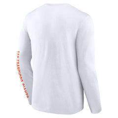 San Francisco Giants Press Box Long Sleeve T-Shirt - White