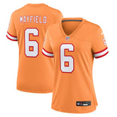NFL Tampa Bay Buccaneers Baker Mayfield Women's Throwback Game Jersey