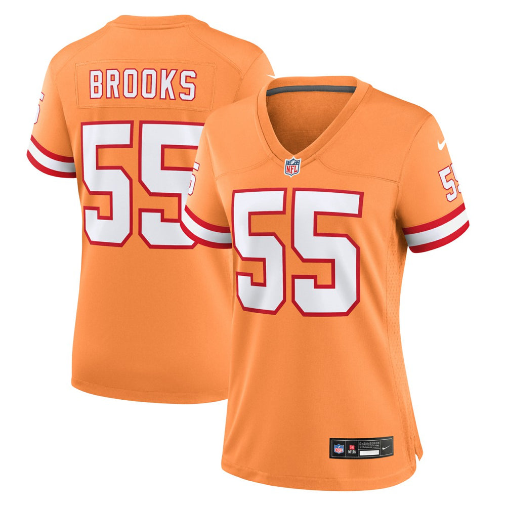 NFL Tampa Bay Buccaneers Derrick Brooks Women's Throwback Game Jersey