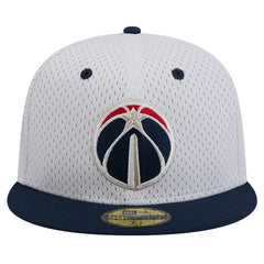 Washington Wizards Throwback 2Tone 59FIFTY Fitted Hat - White/Navy | New Era for sale