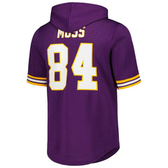 NFL Minnesota Vikings Randy Moss Retired Player Name & Number Mesh Hoodie T-Shirt