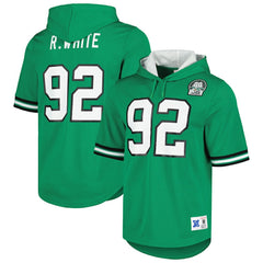 NFL Philadelphia Eagles Reggie White Retired Player Name & Number Mesh Hoodie T-Shirt