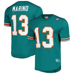NFL Miami Dolphins Dan Marino Retired Player Name & Number Mesh Top