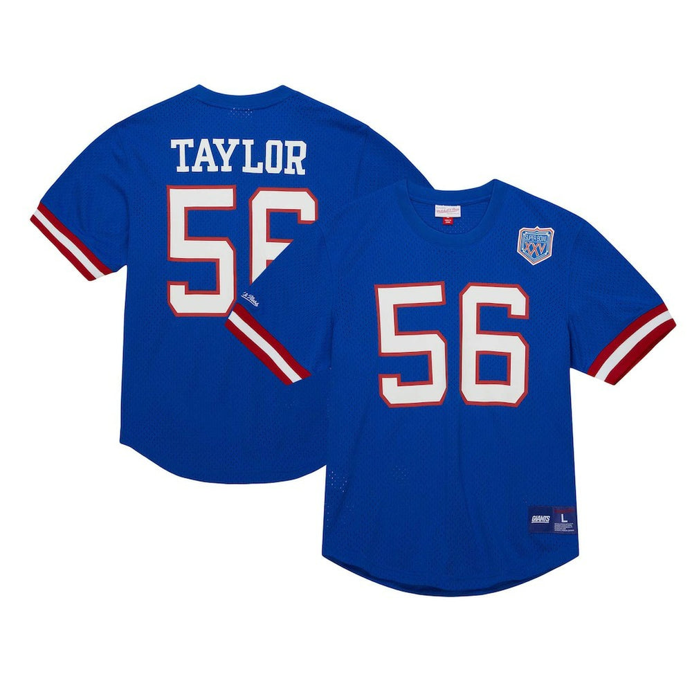 NFL New York Giants Lawrence Taylor Retired Player Name & Number Mesh Top