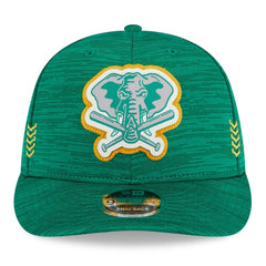 Athletics 2024 Clubhouse Low Profile 9FIFTY Snapback Hat - Green | New Era