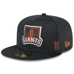 San Francisco Giants 2024 Clubhouse 59FIFTY Fitted Hat - Black | New Era