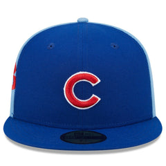 Chicago Cubs Gameday Sideswipe 59FIFTY Fitted Hat - Royal/Light Blue | New Era