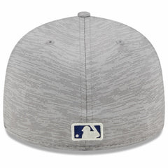 Los Angeles Dodgers 2024 Clubhouse Low Profile 59FIFTY Fitted Hat - Gray | New Era