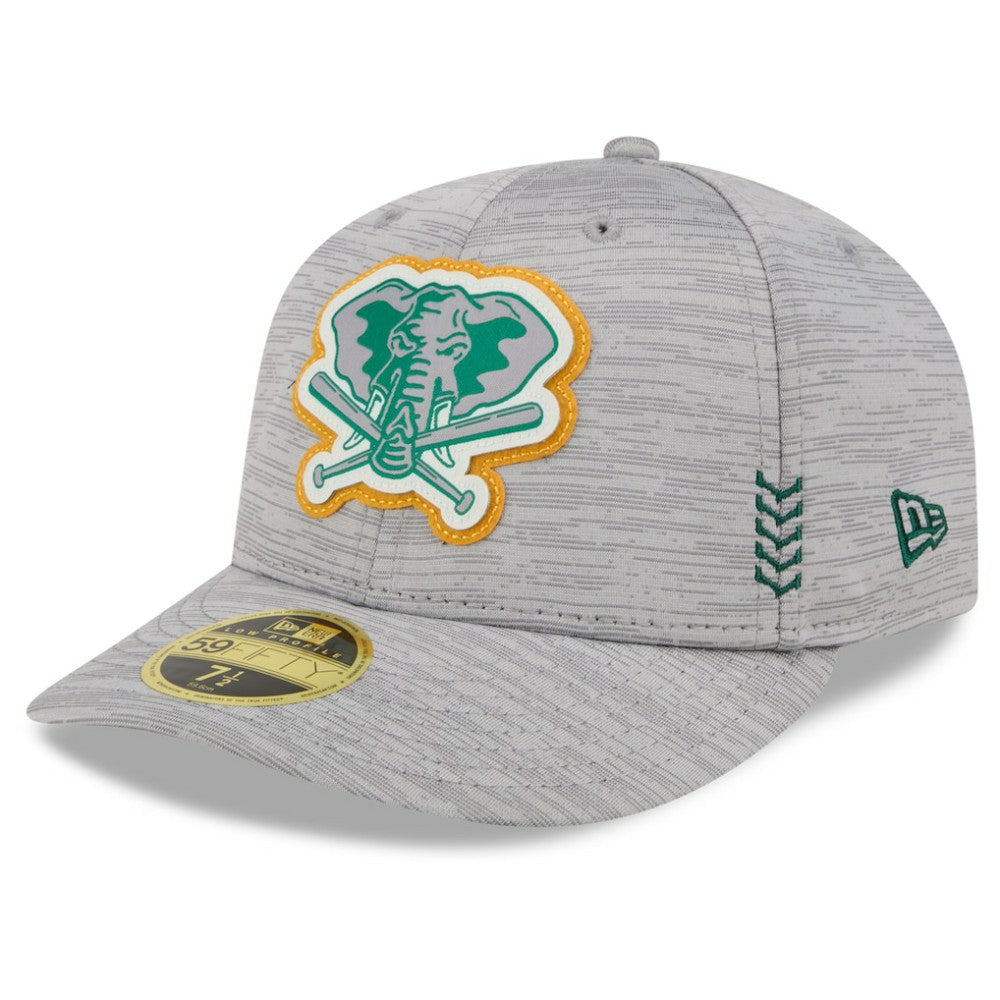 Athletics 2024 Clubhouse Low Profile 59FIFTY Fitted Hat - Gray | New Era