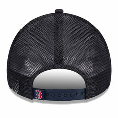 Boston Red Sox Women's Throwback Team Foam Front A-Frame Trucker 9FORTY Adjustable Hat - White/Navy | New Era