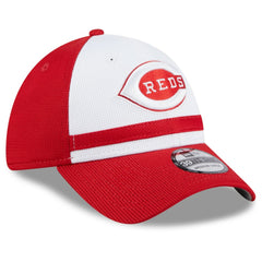 Cincinnati Reds 2025 Batting Practice 39THIRTY Flex Hat - White | New Era