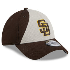 San Diego Padres 2025 Batting Practice 39THIRTY Flex Hat - Brown | New Era