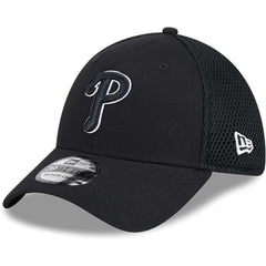 Philadelphia Phillies Neo 39THIRTY Flex Hat - Black/White | New Era
