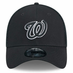 Washington Nationals Neo 39THIRTY Flex Hat - Black/White | New Era