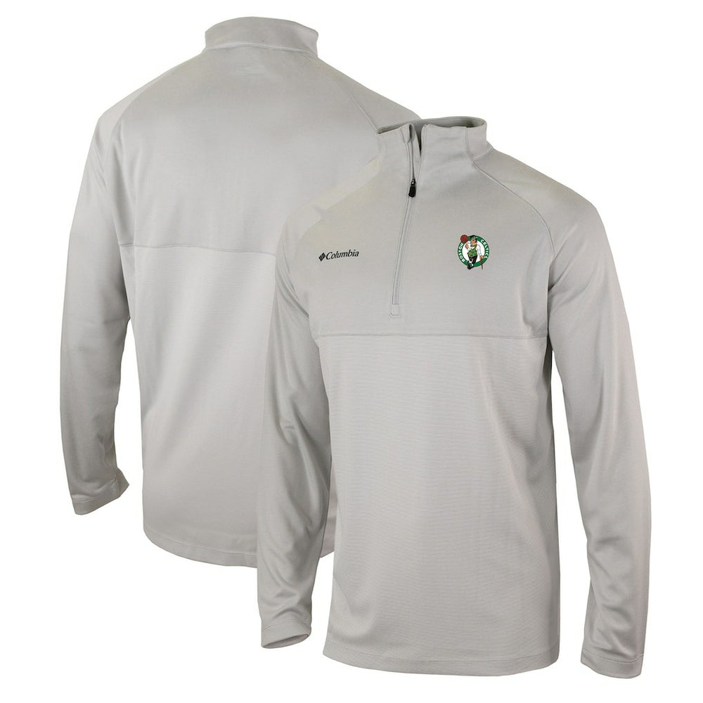 Boston Celtics Omni-Wick Rockin' It Quarter-Zip Pullover Top - Heather Gray | Columbia outlet