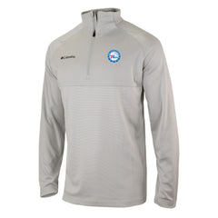 Philadelphia 76ers Omni-Wick Rockin' It Quarter-Zip Pullover Top - Heather Gray | Columbia for sale