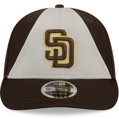 San Diego Padres 2025 Batting Practice Low Profile 9FIFTY Snapback Hat - Brown | New Era