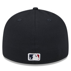 Atlanta Braves 2025 Batting Practice Low Profile 59FIFTY Fitted Hat - White | New Era