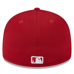 Cincinnati Reds 2025 Batting Practice Low Profile 59FIFTY Fitted Hat - White | New Era