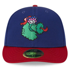 Philadelphia Phillies 2025 Batting Practice Low Profile 59FIFTY Fitted Hat - Navy | New Era