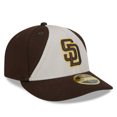 San Diego Padres 2025 Batting Practice Low Profile 59FIFTY Fitted Hat - Brown | New Era