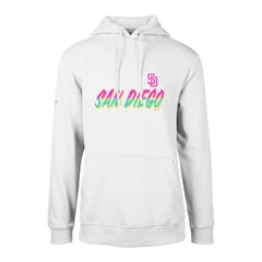 San Diego Padres Levelwear City Connect Podium Core Logo Pullover Hoodie - White