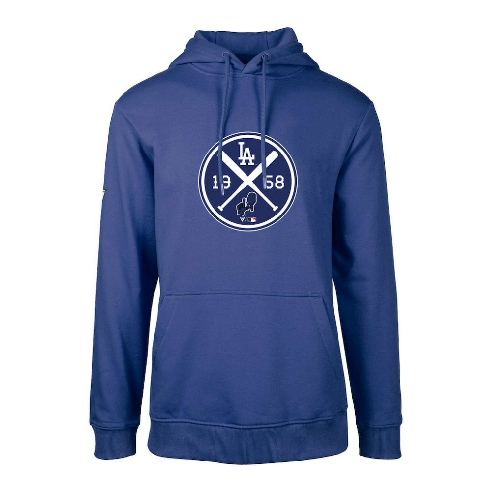 Los Angeles Dodgers Levelwear City Connect Podium Strike Pullover Hoodie - Royal