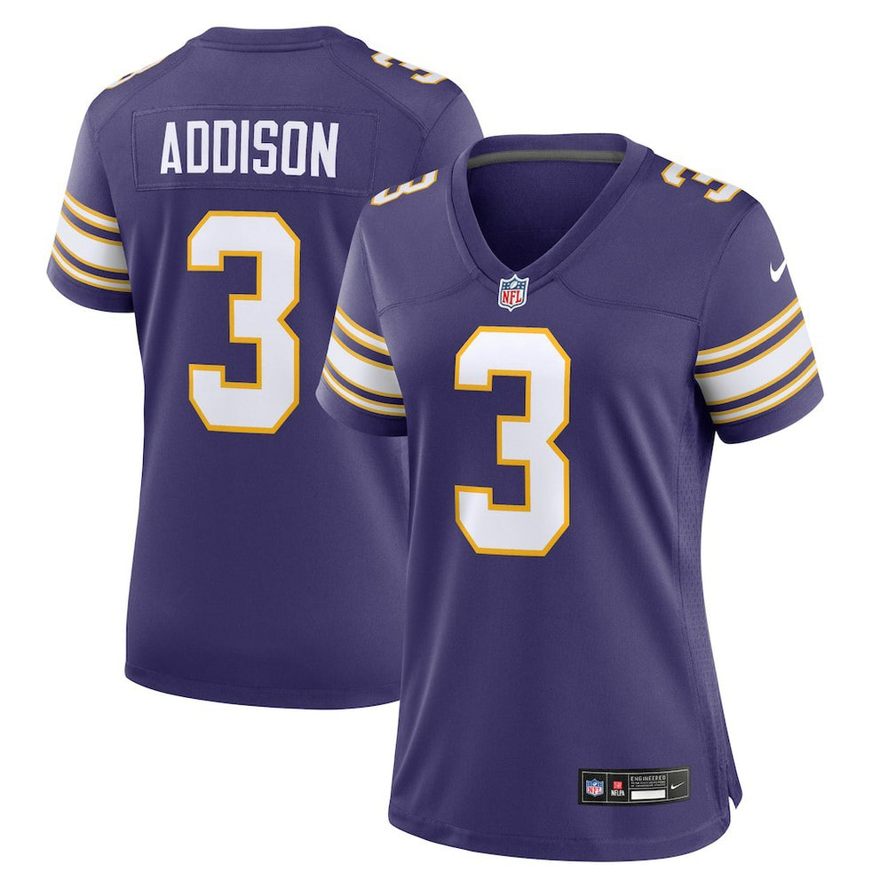 NFL Minnesota Vikings Jordan Addison Women's Alternate Game Jersey
