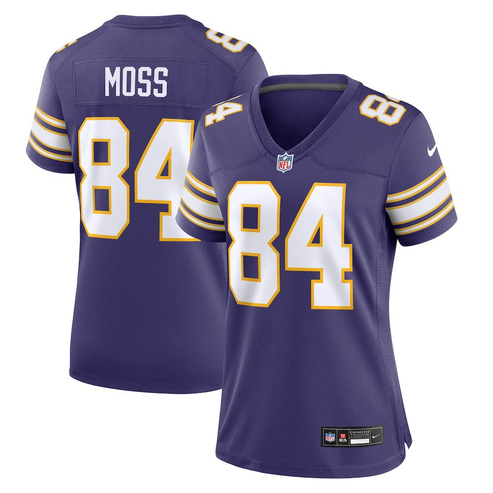 NFL Minnesota Vikings Randy Moss Women's Classic Retired Player Game Jersey