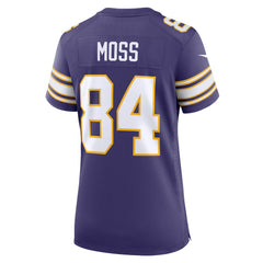 NFL Minnesota Vikings Randy Moss Women's Classic Retired Player Game Jersey