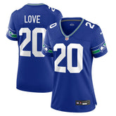 NFL Seattle Seahawks Julian Love Women's Throwback Player Game Jersey