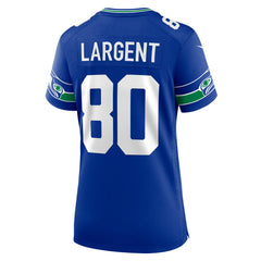 NFL Seattle Seahawks Steve Largent Women's Throwback Retired Player Game Jersey