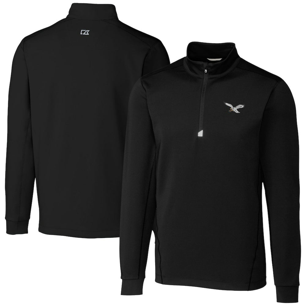 NFL Philadelphia Eagles Cutter & Buck Traverse Stretch Quarter-Zip Pullover