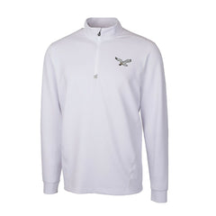 NFL Philadelphia Eagles Cutter & Buck Traverse Stretch Quarter-Zip Pullover