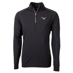 NFL Philadelphia Eagles Cutter & Buck Eco Knit Stretch Recycled Quarter-Zip Pullover