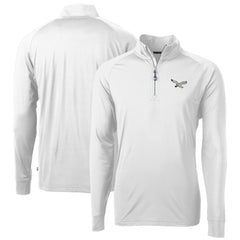 NFL Philadelphia Eagles Cutter & Buck Eco Knit Stretch Recycled Quarter-Zip Pullover