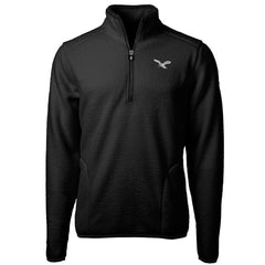 NFL Philadelphia Eagles Cutter & Buck Cascade Eco Sherpa Fleece Quarter-Zip Pullover Jacket
